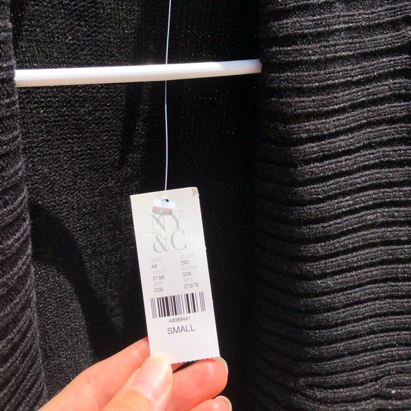 NWT New York and Company Fringe Cardigan Sweater - Picture 4 of 6